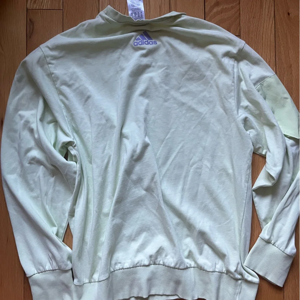 Adidas Men's Light Lime Sweater Size S - Picture 6 of 11